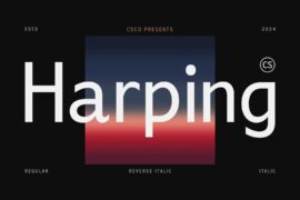 CS Harping Demo Font