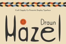 CS Hazel Drawn Demo Font