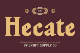 CS Hecate Demo Font