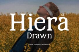 CS Hiera Drawn Demo Font