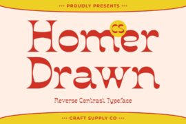 CS Homer Drawn Demo Font