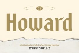 CS Howard Demo Font