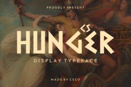 CS Hunger Demo Font