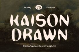 CS Kaison Drawn Demo Font