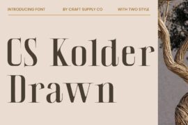 CS Kolder Drawn Demo Font