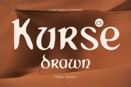 CS Kurse Drawn Demo Font