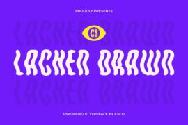 CS Lachen Drawn Demo Font