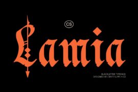 CS Lamia Demo Font
