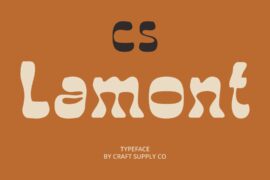 CS Lamont Drawn Demo Font