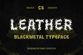 CS Leather Demo Font