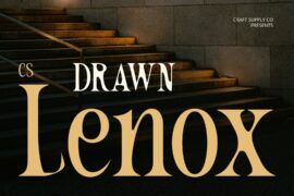 CS Lenox Drawn Demo Font