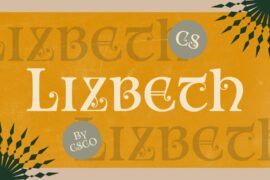 CS Lizbeth Demo Font