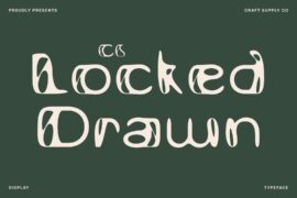 CS Locked Drawn Demo Font
