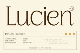 CS Lucien Demo Font
