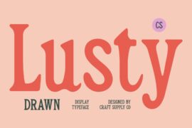 CS Lusty Drawn Demo Font