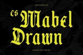 CS Mabel Drawn Demo Font