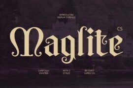 CS Maglite Demo Font