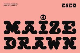 CS Maize Drawn Demo Font