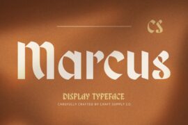 CS Marcus Demo Font