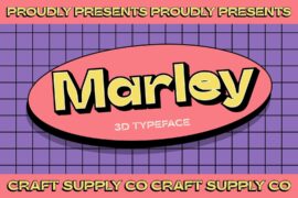 CS Marley 3D Demo Font