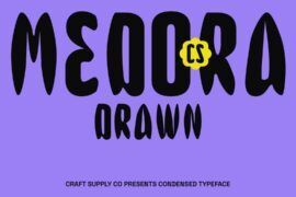 CS Medora Drawn Demo Font