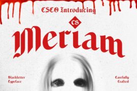 CS Meriam Demo Font