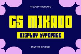 CS Mikado Demo Font