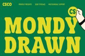 CS Mondy Drawn Demo Font