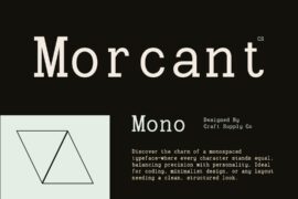 CS Morcant Mono Demo Font