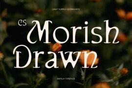 CS Morish Drawn Demo Font