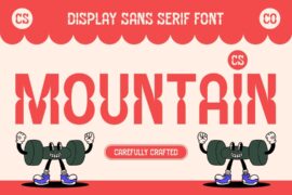 CS Mountain Demo Font
