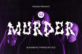 CS Murder Demo Font