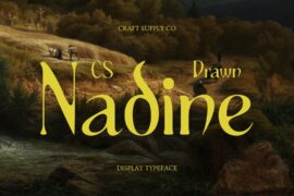CS Nadine Drawn Demo Font
