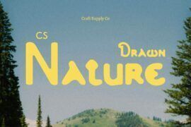 CS Nature Drawn Demo Font