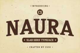 CS Naura Demo Font