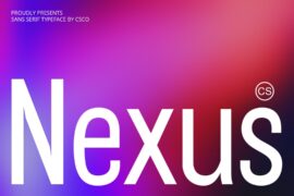 CS Nexus Demo Font