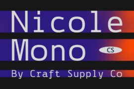 CS Nicole Mono Demo Font