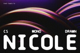 CS Nicole Mono Drawn Demo Font