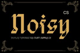 CS Noisy Demo Font