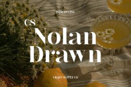 CS Nolan Drawn Demo Font