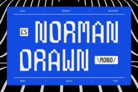 CS Norman Mono Drawn Demo Font
