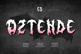 CS Oztende Demo Font