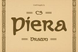 CS Piera Drawn Demo Font