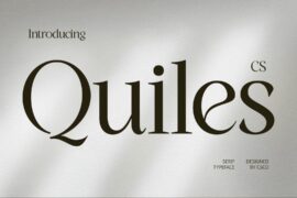 CS Quiles Demo Font