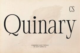 CS Quinary Demo Font