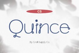 CS Quince Demo Font
