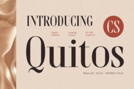 CS Quitos Demo Font