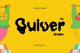 CS Quiver Drawn Demo Font