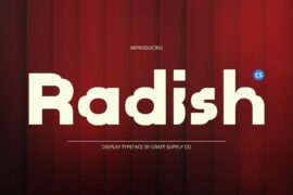 CS Radish Demo Font