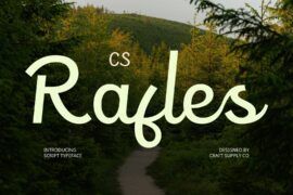 CS Rafles Demo Font